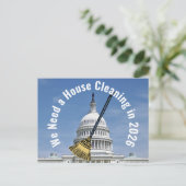 住宅清掃2026年選挙 ポストカード (スタンド正面)