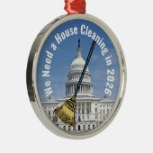 住宅清掃2026年選挙 メタルオーナメント (右)