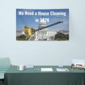 住宅清掃2026年選挙 横断幕 (トレードショー)