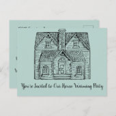 住宅温暖化招待状 インビテーションポストカード (正面/裏面)