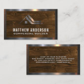 住宅物件 | 木製トリム 名刺 (正面/裏面)