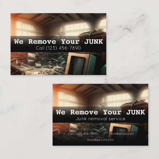 住宅用ジャンク取り出し名刺 名刺 (正面/裏面)