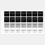 住宅用パーソナライズされたホームアイロン着 ラベル (シート)