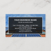 住宅用屋上パネ太陽のル 名刺 (裏面)