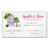 住宅用業務用カード磁石 マグネット名刺 (正面)