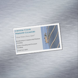 住宅用業務用清掃窓クリーナー マグネット名刺