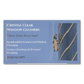 住宅用業務用清掃窓クリーナー マグネット名刺 (正面)