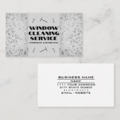 住宅用業務用窓クリーニングサービス 名刺 (正面/裏面)