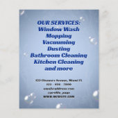 住宅用水しぶき洗浄設備 チラシ (裏面)