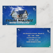 住宅用水スプラッシュ清掃業務名刺 名刺 (正面/裏面)