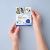 住宅用清掃サービスフライヤー チラシ (手)