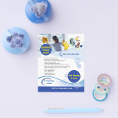 住宅用清掃サービスフライヤー チラシ (シングル)