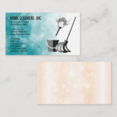 住宅用清掃具 |メイドの消毒 名刺 (正面/裏面)