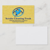 住宅用清掃 | レンガ壁 名刺 (正面/裏面)