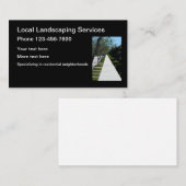 住宅用芝生及び造園サービス 名刺 (正面/裏面)