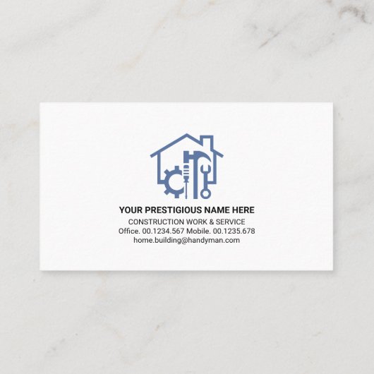 住宅用電路ホームリフォーム 名刺 (裏面)