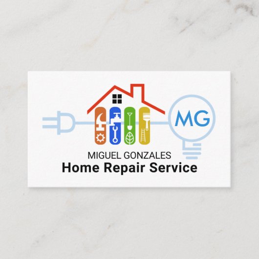 住宅用電路ホームリフォーム 名刺 (正面)