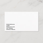 住宅用 | スキージロゴ | クリーニング 名刺 (裏面)