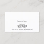 住宅画家ダークグリーンシェード 名刺 (裏面)