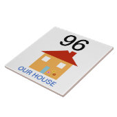 住宅番号 タイル (側面)