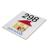 住宅番号 タイル (側面)