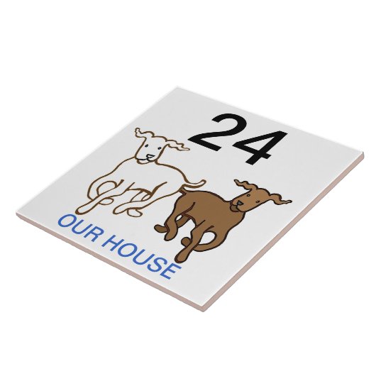 住宅番号 タイル (側面)