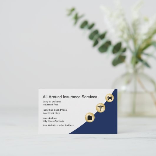 住宅自動車健康保険 名刺 (スタンド正面)