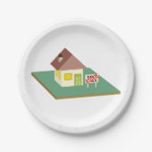 住宅販売 ペーパープレート (正面)