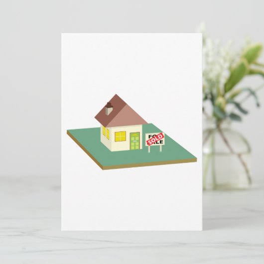 住宅販売 招待状 (スタンド正面)