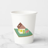 住宅販売 紙コップ (正面)
