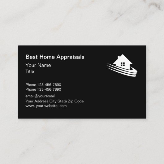 住宅鑑定士および検査名刺 名刺 (正面)