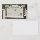 住宅開発の印 名刺 (正面/裏面)