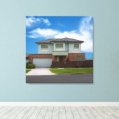 住宅 キャンバスプリント (インサイチュ (ウッドフロア))