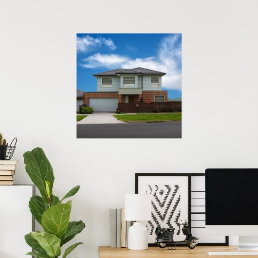 住宅 ポスター (ホームオフィス)