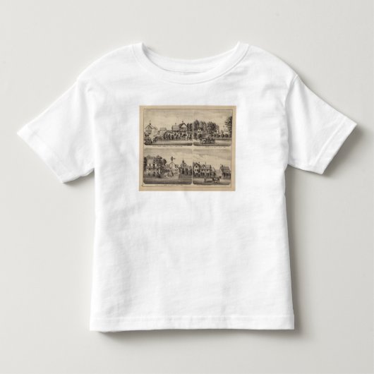 住宅、ミネソタ3 トドラーTシャツ (正面)