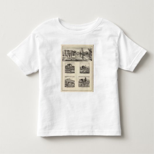 住宅、修道院 トドラーTシャツ (正面)