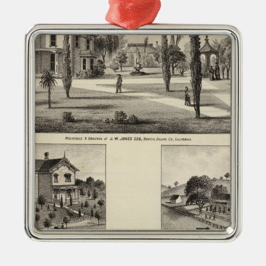 住宅、修道院 メタルオーナメント (正面)