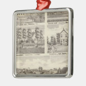 住宅、農場および工場、Vandalia、Sandoval メタルオーナメント (左)