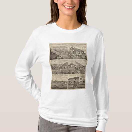 住宅、農場、ビール醸造所および安定した、ミネソタ Tシャツ (正面)
