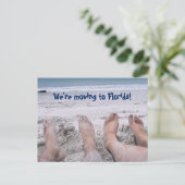 住所おもしろいのフロリダへの移動 案内ポストカード (スタンド正面)