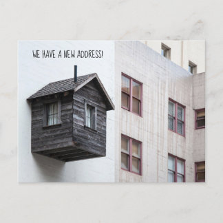 住所おもしろいの変更はがき – 個人用設定 ポストカード