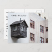 住所おもしろいの変更はがき – 個人用設定 ポストカード (正面/裏面)