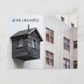 住所おもしろいの変更はがき – 個人用設定 ポストカード (正面)