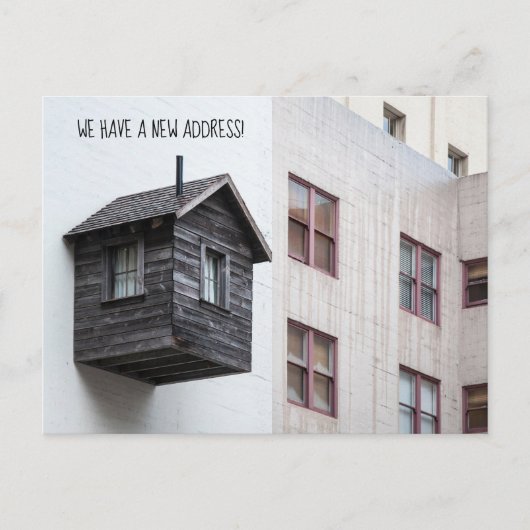 住所おもしろいの変更はがき – 個人用設定 ポストカード (正面)