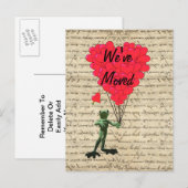 住所おもしろいの変更 案内ポストカード (正面/裏面)