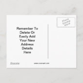 住所おもしろいの変更 案内ポストカード (裏面)