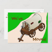 住所おもしろいの変更 案内ポストカード (正面/裏面)