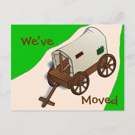 住所おもしろいの変更 案内ポストカード (正面)