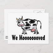 住所おもしろいはがきの一括変更 案内ポストカード (正面/裏面)