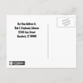 住所おもしろいはがきの一括変更 案内ポストカード (裏面)